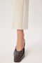 Patti Straight High-Rise Vintage Ankle in Ecru Blocked